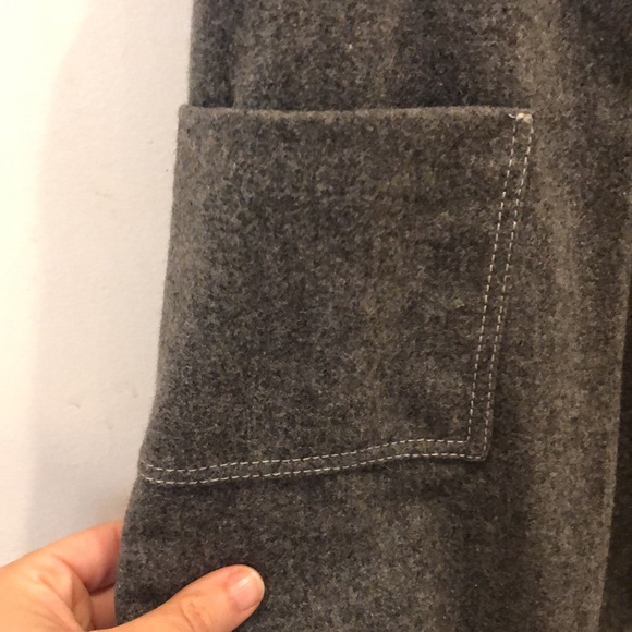 Jacadi gorgeous grey wool jumper w white cross stitch - size 24m - Picture 2 of 5